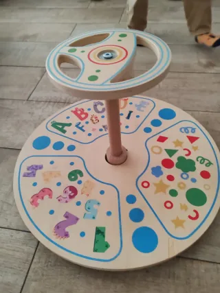 Spinner de madera para bebés