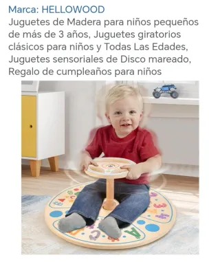 Spinner de madera para bebés