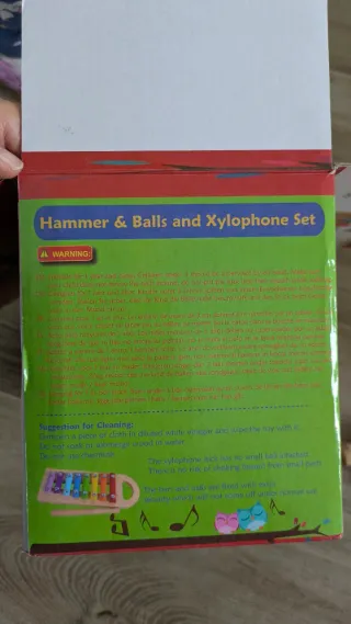 Giocattoli Musicali in Legno 3 in 1: Xilofoni e Martello