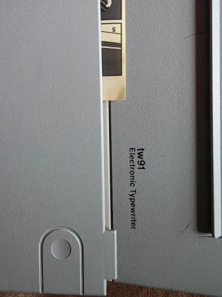 Máquina de escribir eléctrica portátil