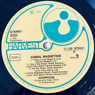 Scorpions - Animal Magnetism Vinilo LP