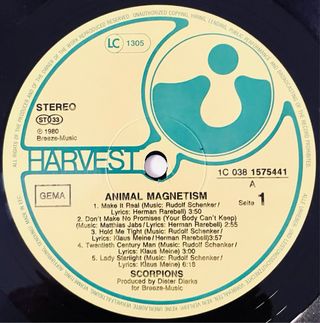 Scorpions - Animal Magnetism Vinilo LP
