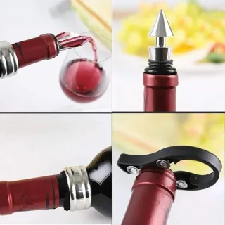 Set Cavatappi Apribottiglie Vino con Custodia