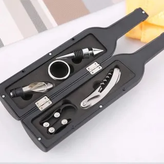 Set Cavatappi Apribottiglie Vino con Custodia