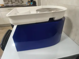 Torno de alfarería VEVOR azul
