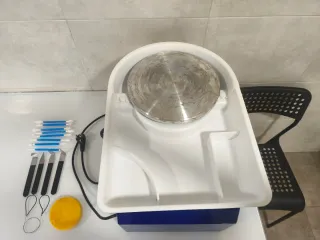 Torno de alfarería VEVOR azul