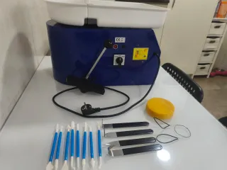 Torno de alfarería VEVOR azul