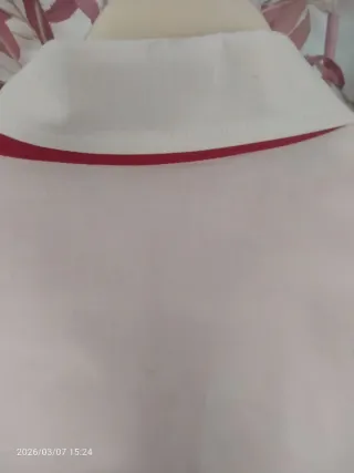 Camisa blanca mujer XXL coderas