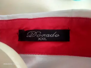Camisa blanca mujer XXL coderas