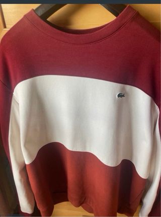 Sudadera Lacoste bicolor Talla XXXL