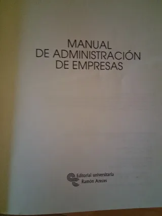 Manual de administración de empresas