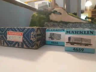 3 scatole vuote Märklin