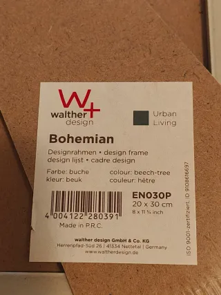 Marco de fotos Walther Bohemian 20x30 cm