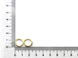 pendientes oro 18k con piedra con circonita