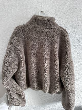 Abrigo Polar Pull&Bear Marrón y Verde