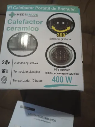 Calefactor Cerámico Medisalu 400W