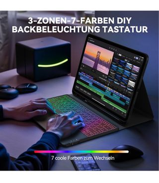 Funda Earto iPad Pro 12.9 con Teclado ALEMAN