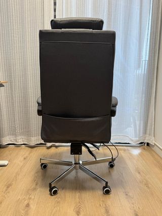 Silla oficina ergonómica masaje y reposapié