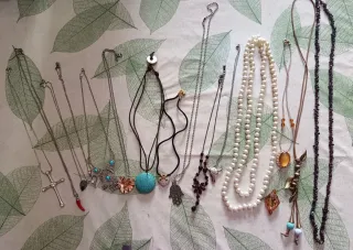 Lotto 10 collane donna