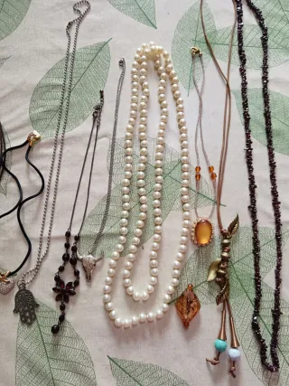 Lotto 10 collane donna