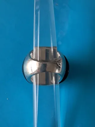 Anillo Plata con Onix Negro