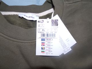 Sudadera Pedro del Hierro Talla XL con etiquetas