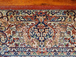 Alfombra decorativa de lana multicolor