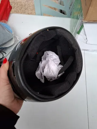 Casco de moto negro SAFE