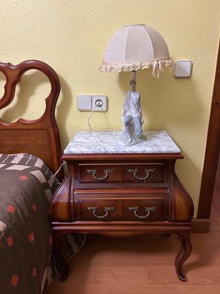 Dormitorio matrimonio clásico completo madera