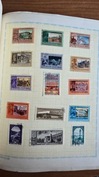 Álbum de sellos V.I. Lenin USSR