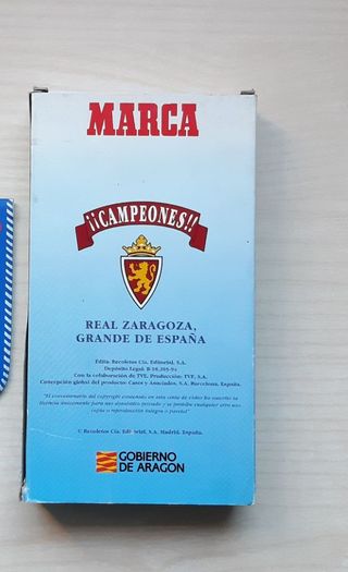 Real Zaragoza Cinta VHS Copa del Rey 1994