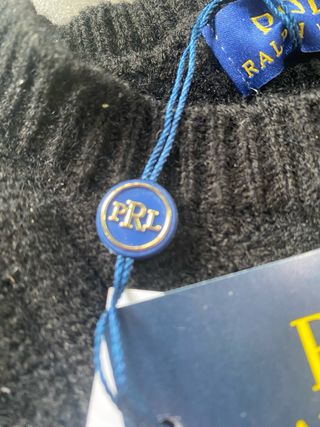 Jersey Polo Ralph Lauren Negro Trenzado