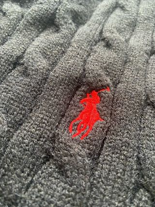 Jersey Polo Ralph Lauren Negro Trenzado