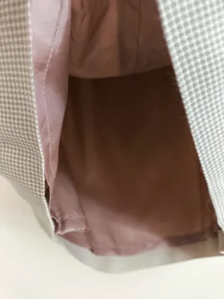 Traje de chaqueta mujer beige