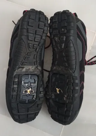 Zapatillas de spinning Mitical Negras y Fucsia