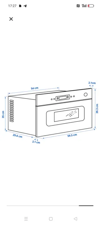 Horno Microondas Ikea Negro