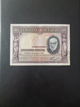 Billete 50 Pesetas Banco de España 1935