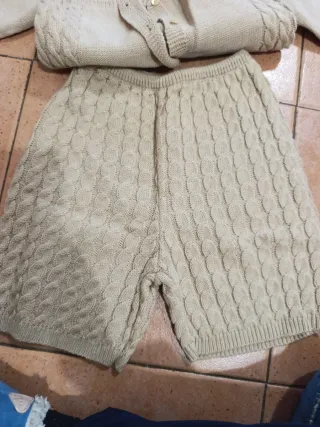 Conjunto lana bebé 2 piezas talla 2_3 años