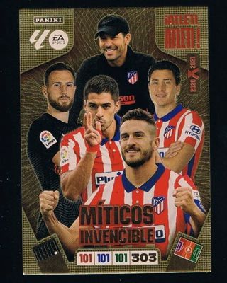 Carta Míticos Invencible Atlético Madrid