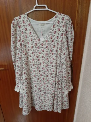 Vestido midi estampado floral