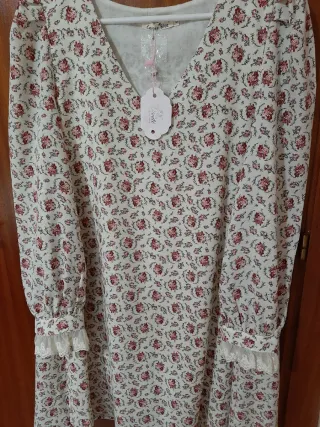 Vestido midi estampado floral