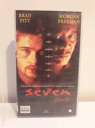 Seven (VHS) - Brad Pitt, Morgan Freeman