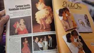 Revista Lecturas 1983 poster Antonio y Carmen