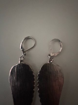 Pendientes Mango Alas Plateados