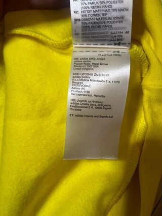 Sudadera Adidas Entrada 22 Hoodie Amarilla XXXL