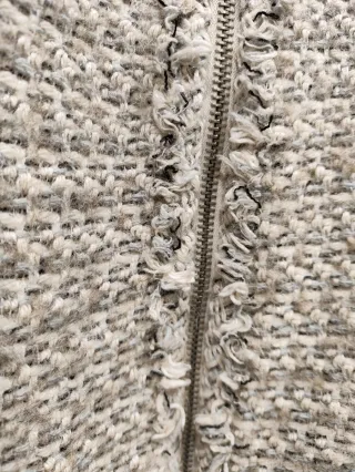 Chaqueta Zara Tweed con cremallera