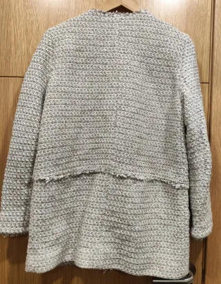 Chaqueta Zara Tweed con cremallera