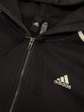 Chaqueta Adidas con capucha Negra Talla M