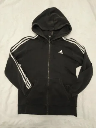 Chaqueta Adidas con capucha Negra Talla M