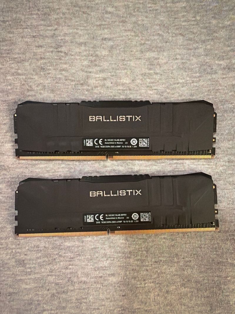 2x16GB DDR4 Crucial Ballistix 3600MHz CL16 afbeelding 2